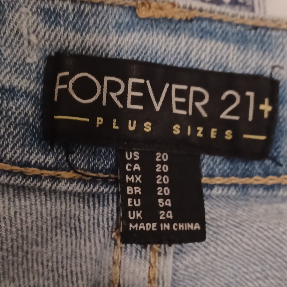 Forever 21 jeans plus size